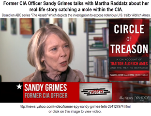 Former CIA Officer Sandy Grimes talks with ABC's Martha Raddatz