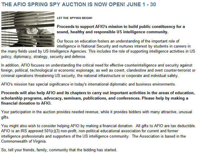 AFIO Auction